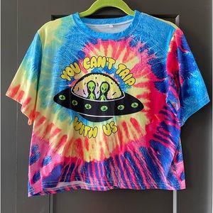 Tie Dye Alien T-Shirt
